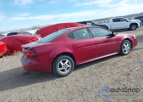 2004 Pontiac Grand Prix Gt2 z USA, uszkodzony, nr VIN 2G2WS522X41138353